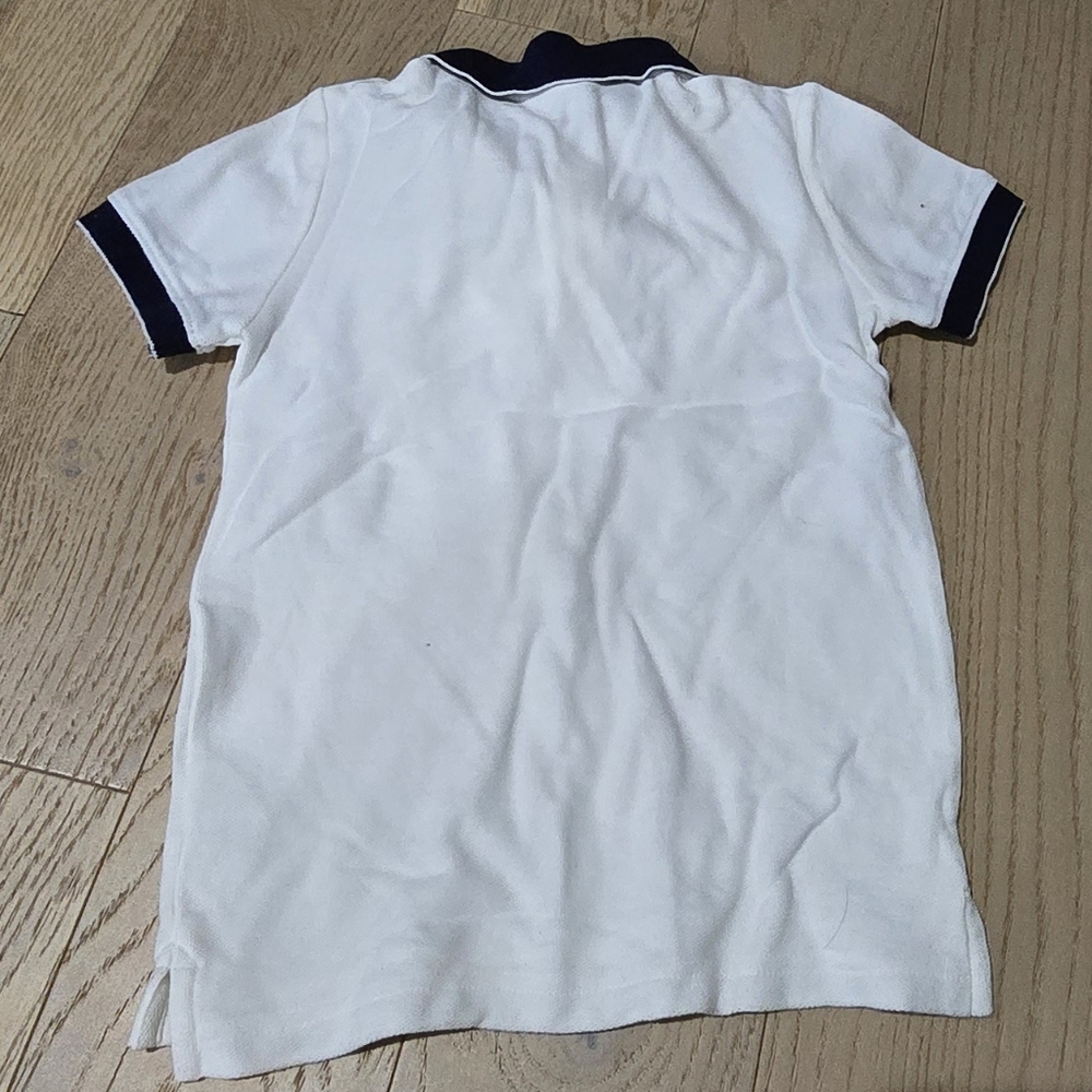 Janie and Jack White and Black Polo Shirt Classic Design - Picture 4 of 4